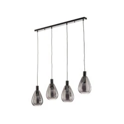 Lucande Marvelos Rauchglas-Hängelampe, Vierflammig -Lucande 9920047 3
