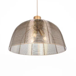 Lucande Biljana Käfig-Pendelleuchte, Braun, 50 Cm -Lucande 9920051 5