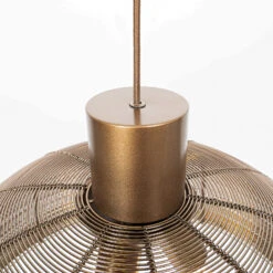 Lucande Biljana Käfig-Pendelleuchte, Braun, 50 Cm -Lucande 9920051 7