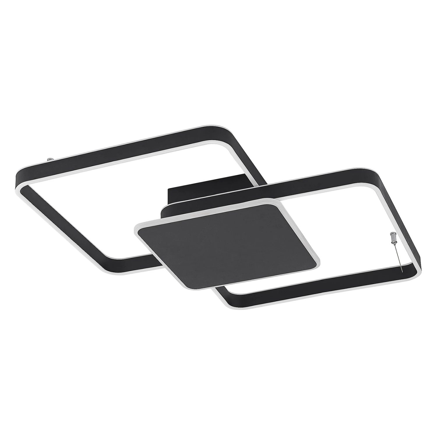 Lucande Kadira LED-Deckenlampe, 70 Cm, Schwarz 3 Lucande Kadira LED-Deckenlampe, 70 Cm, Schwarz – Bild 3