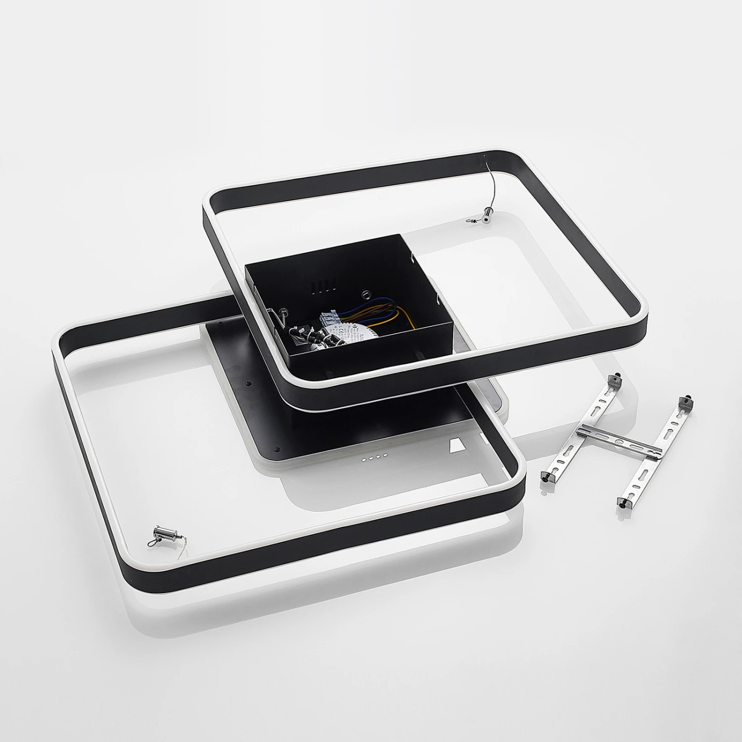 Lucande Kadira LED-Deckenlampe, 70 Cm, Schwarz 9 Lucande Kadira LED-Deckenlampe, 70 Cm, Schwarz – Bild 9