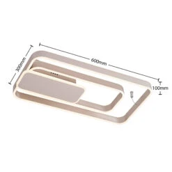 Lucande Kadira LED-Deckenlampe, 60 Cm, Nickel 13 Lucande Kadira LED-Deckenlampe, 60 Cm, Nickel -Lucande 9922008 4