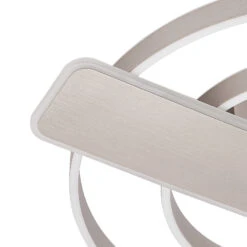 Lucande Linetti LED-Deckenlampe Rund Nickel -Lucande 9922012 6