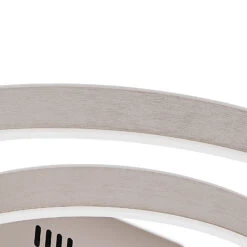 Lucande Linetti LED-Deckenlampe Rund Nickel -Lucande 9922012 7