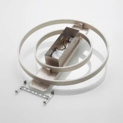 Lucande Linetti LED-Deckenlampe Rund Nickel -Lucande 9922012 8