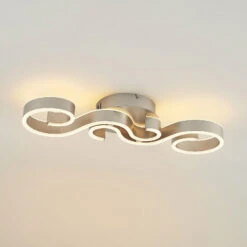 Lucande Admira LED-Deckenlampe, 51,7 Cm Nickel -Lucande 9922022 5