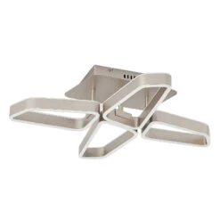 Lucande Quinn LED-Deckenlampe, Vierflammig Nickel -Lucande 9922034 3