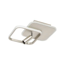 Lucande Tival LED-Deckenlampe, Eckig, 34cm, Nickel -Lucande 9922051 2