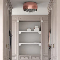 Lucande Elinara Kristall-Deckenlampe, 50 Cm Kupfer -Lucande 9923004 2