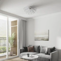 Lucande Yalina Glas-Deckenleuchte, Stäbchen -Lucande 9923027 2