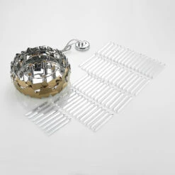 Lucande Miraia Kristall-Hängeleuchte, Gold -Lucande 9923031 7