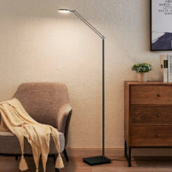 Lucande Joziah LED-Stehleuchte, Anthrazit