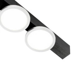 Lucande Kellino Deckenleuchte, 2-flammig, Schwarz 14 Lucande Kellino Deckenleuchte, 2-flammig, Schwarz -Lucande 9951109 5