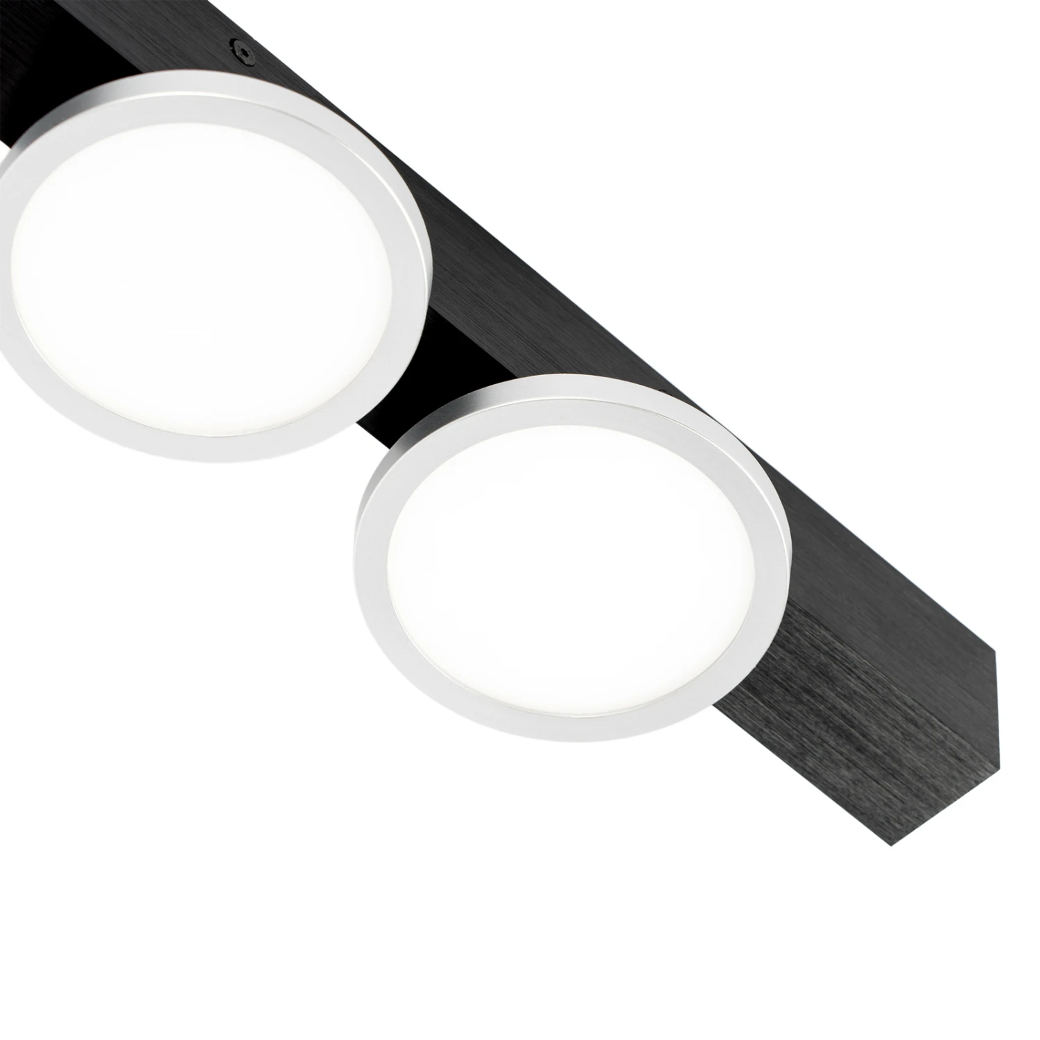 Lucande Kellino Deckenleuchte, 2-flammig, Schwarz 6 Lucande Kellino Deckenleuchte, 2-flammig, Schwarz – Bild 6