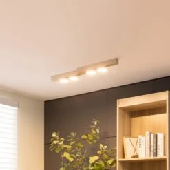 Lucande Kellino Deckenleuchte, 4-flammig, Nickel -Lucande 9951112 2