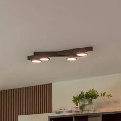 Lucande Kellino Deckenleuchte, Flexibel, 4-flammig