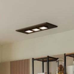 Lucande Esteria Deckenleuchte, Dreiflammig