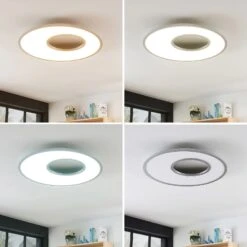 Lucande LED-Deckenleuchte Durun, Dimmbar, CCT, Rund, 60 Cm -Lucande 9956024 8