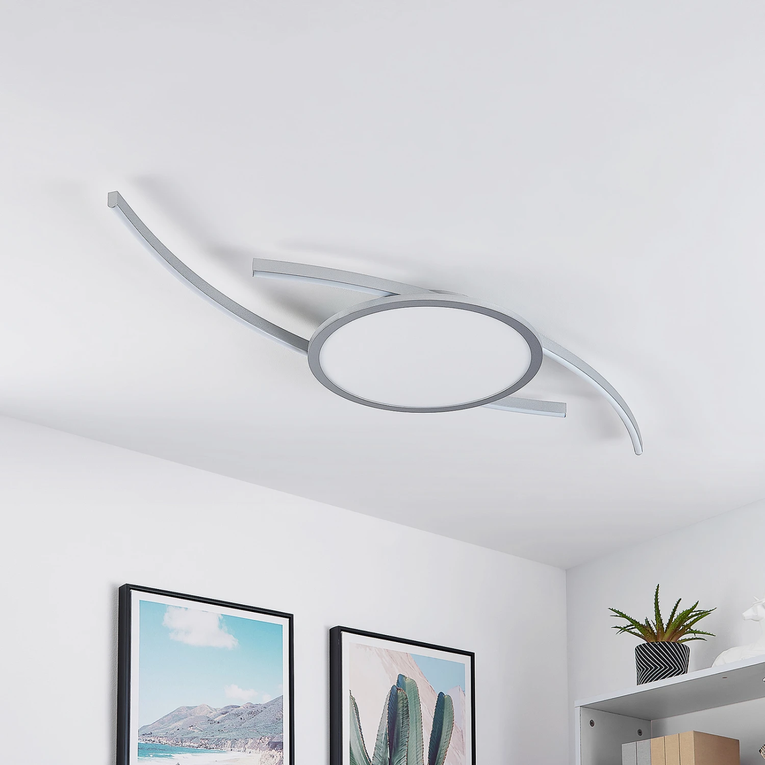 Lucande Tiaro LED-Deckenlampe, Rund, CCT 2 Lucande Tiaro LED-Deckenlampe, Rund, CCT – Bild 2