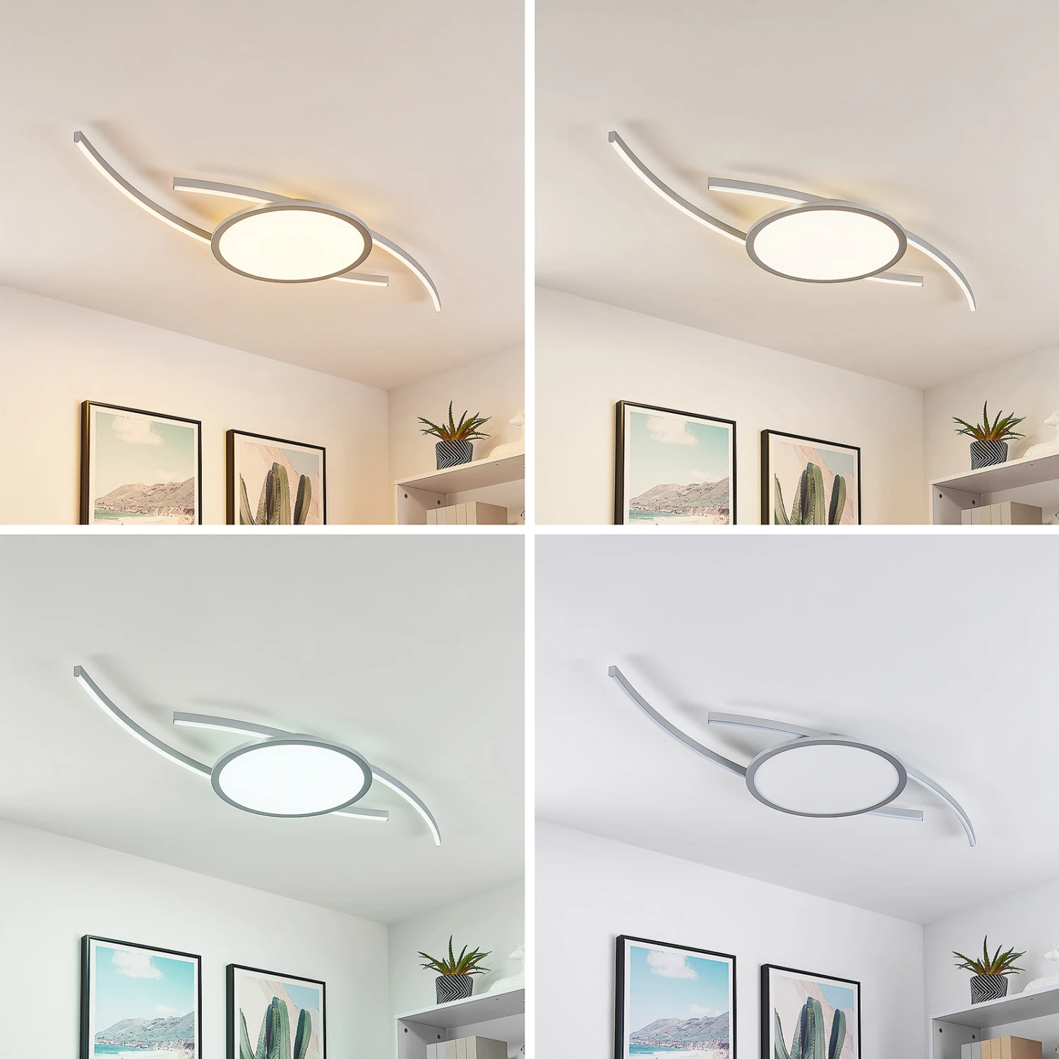 Lucande Tiaro LED-Deckenlampe, Rund, CCT 4 Lucande Tiaro LED-Deckenlampe, Rund, CCT – Bild 4