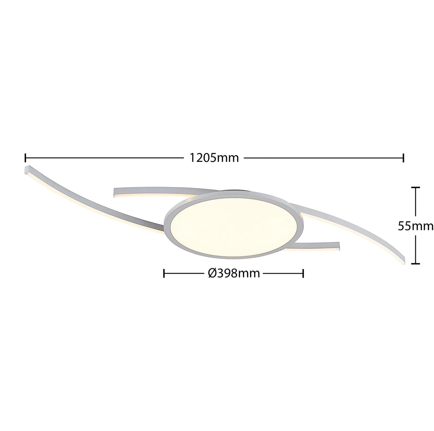 Lucande Tiaro LED-Deckenlampe, Rund, CCT 6 Lucande Tiaro LED-Deckenlampe, Rund, CCT – Bild 6