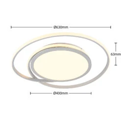 Lucande Noud LED-Deckenlampe, CCT-Farbwechsel -Lucande 9956107 5