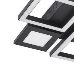 Lucande Narumi LED-Deckenlampe CCT, 38 Cm, Schwarz -Lucande 9956147 7