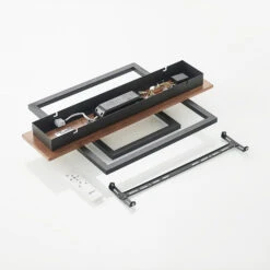 Lucande Chariska LED-Deckenlampe Holz Schwarz 60cm -Lucande 9956160 6