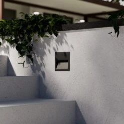 Lucande Quadratische LED-Wandeinbaulampe Loya Für Außen 11 Lucande Quadratische LED-Wandeinbaulampe Loya Für Außen -Lucande 9969038 2