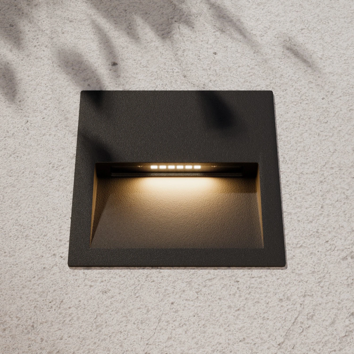 Lucande Quadratische LED-Wandeinbaulampe Loya Für Außen 5 Lucande Quadratische LED-Wandeinbaulampe Loya Für Außen – Bild 5