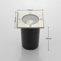 Lucande Doris - LED-Bodeneinbaustrahler, Eckige Form -Lucande 9969051 3