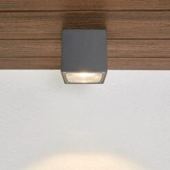 Lucande Tanea - LED-Deckenleuchte In Würfelform, IP54 -Lucande 9969064 3