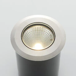 Lucande LED-Edelstahl-Bodeneinbauleuchte Sulea IP67 Rund -Lucande 9969097 5
