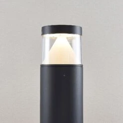 Lucande LED-Pollerleuchte Darja Aus Dunkelgrauem Alu 100cm -Lucande 9969120 6