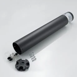 Lucande LED-Pollerleuchte Darja Aus Dunkelgrauem Alu 100cm -Lucande 9969120 8