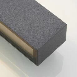 Lucande LED-Außenwandleuchte Oliver, Dunkelgrau, 18 Cm -Lucande 9969126 7