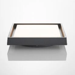 Lucande LED-Außendeckenleuchte Birta, Eckig, 27 Cm -Lucande 9969131 4