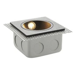 Lucande LED-Wandeinbauleuchte Pordis, IP65, Eckig -Lucande 9969135 2