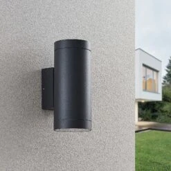 Lucande Thomke Außenwandlampe, E27, 2-flammig -Lucande 9969155 2