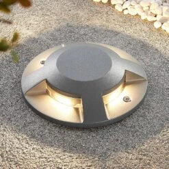 Lucande Jeffrey LED-Bodenaufbauleuchte, 4-flammig