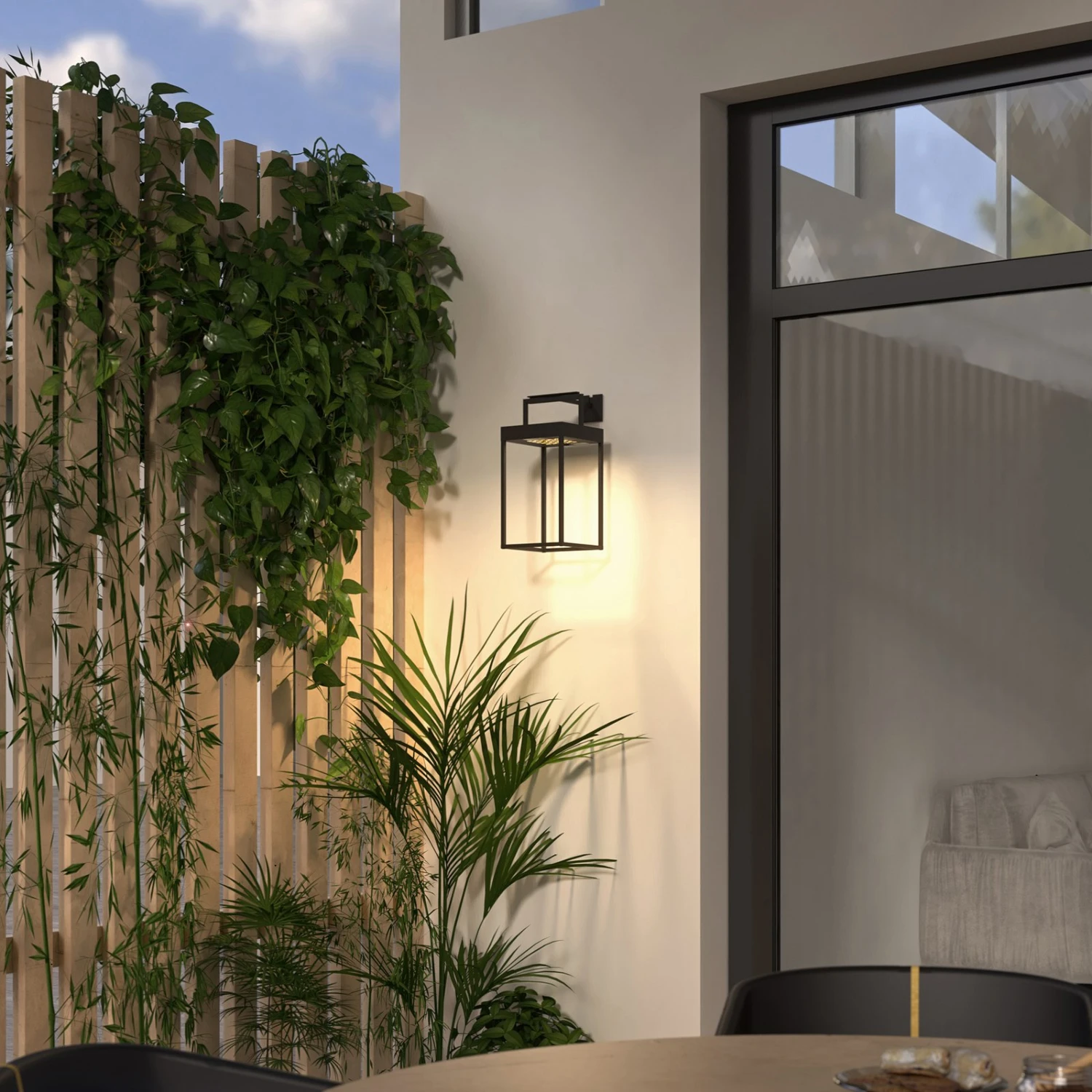 Lucande Lynzy LED-Solarleuchte, Schwarz, 38,3 Cm 2 Lucande Lynzy LED-Solarleuchte, Schwarz, 38,3 Cm – Bild 2