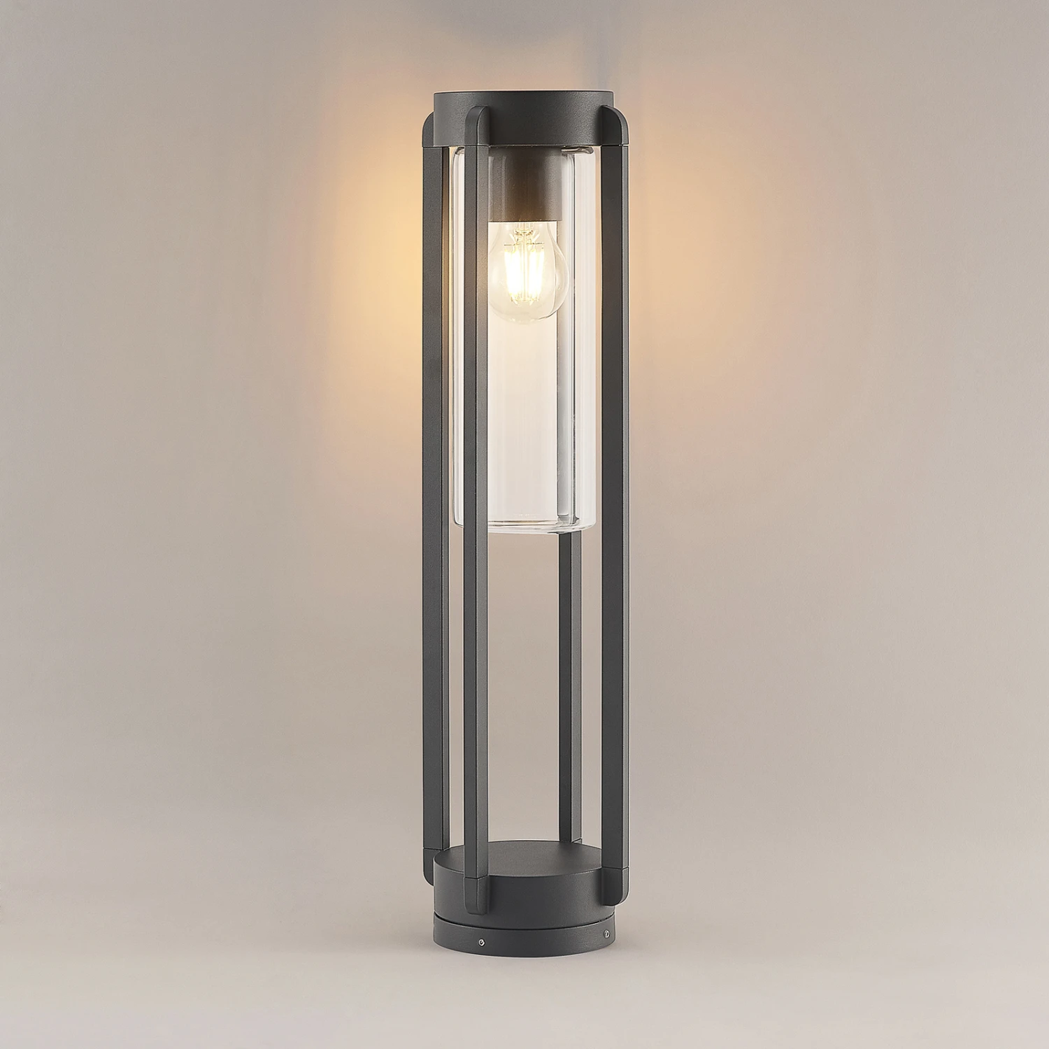 Lucande Tiras Sockelleuchte, Dunkelgrau, 56 Cm 5 Lucande Tiras Sockelleuchte, Dunkelgrau, 56 Cm – Bild 5