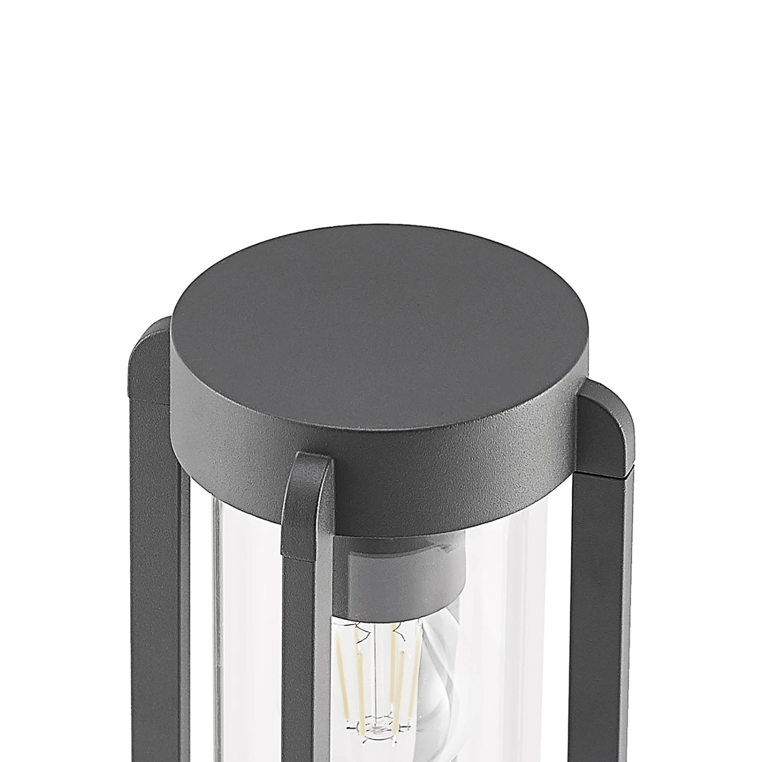 Lucande Tiras Sockelleuchte, Dunkelgrau, 56 Cm 7 Lucande Tiras Sockelleuchte, Dunkelgrau, 56 Cm – Bild 7