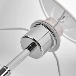 Lucande Wandlampe Dorothea Mit Weißem Stoffschirm -Lucande 9976014 4