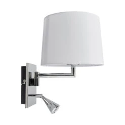 Lucande Wandleuchte Bent Mit Leselicht -Lucande 9976043 5