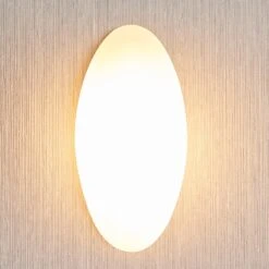 Lucande Glas-Wandleuchte Jemima, Elliptische Form -Lucande 9976049 2