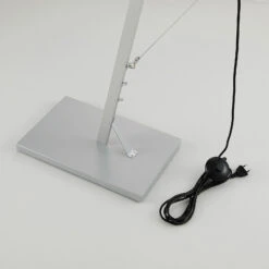 Lucande Bogenstehlampe Nevika, Weißer Textilschirm 17 Lucande Bogenstehlampe Nevika, Weißer Textilschirm -Lucande 9976120 8