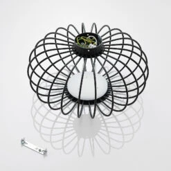 Lucande Lusine LED-Deckenleuchte In Schwarz -Lucande 9976121 8