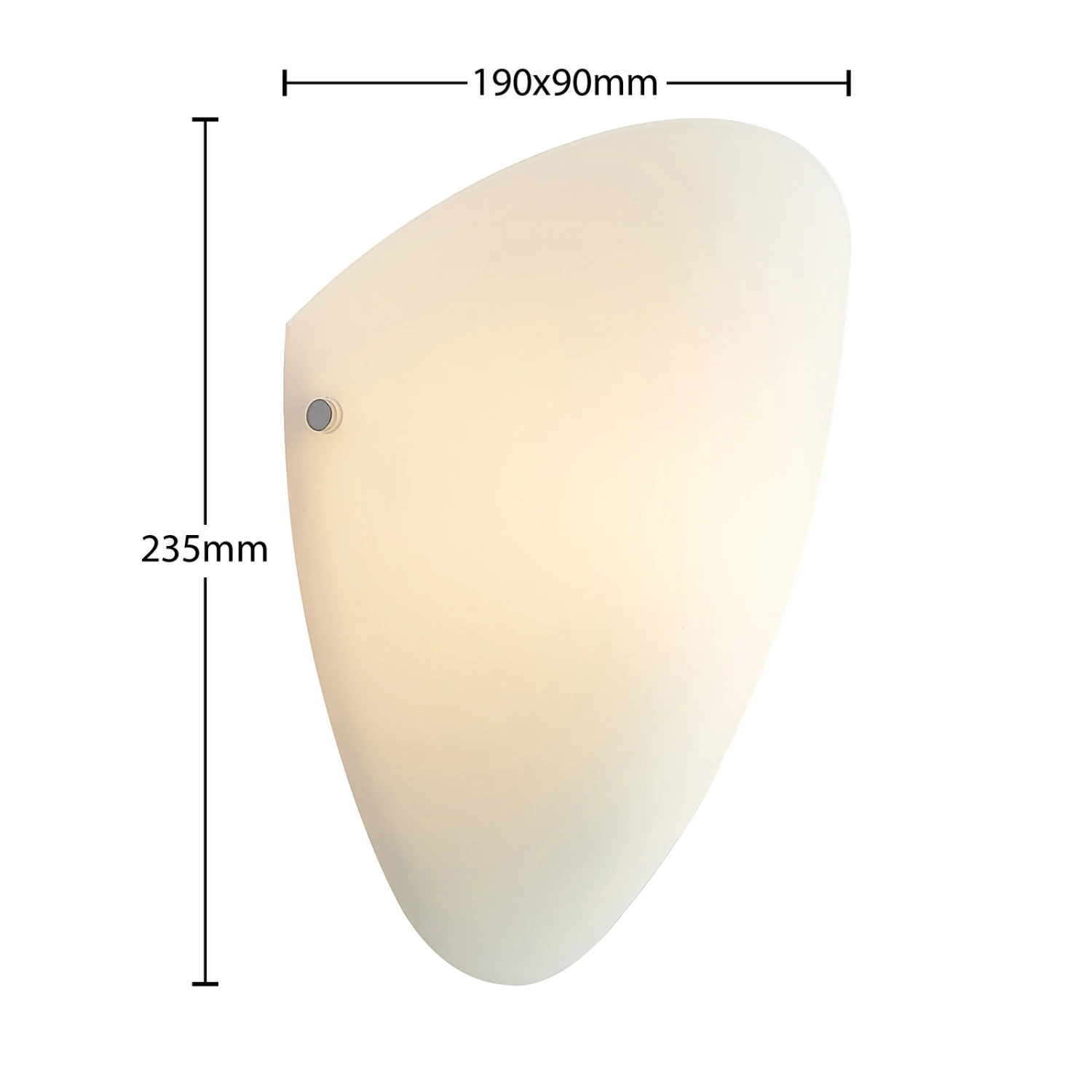 Lucande Amalia Wandleuchte Mit Schönem Glas-Schirm 5 Lucande Amalia Wandleuchte Mit Schönem Glas-Schirm – Bild 5