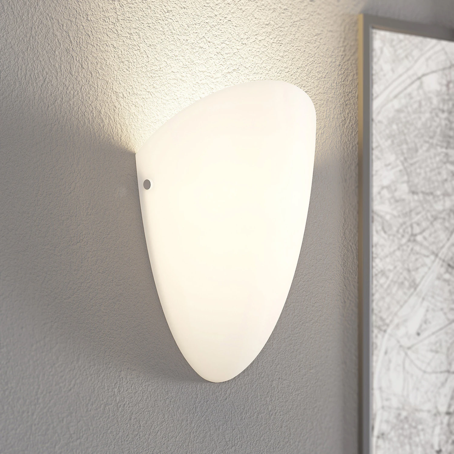 Lucande Amalia Wandleuchte Mit Schönem Glas-Schirm 1 Lucande Amalia Wandleuchte Mit Schönem Glas-Schirm